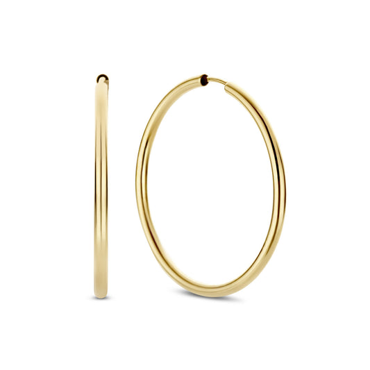 La Rinascente Constanza 9 karat gold hoop earrings (31 mm) - Beloro jewels