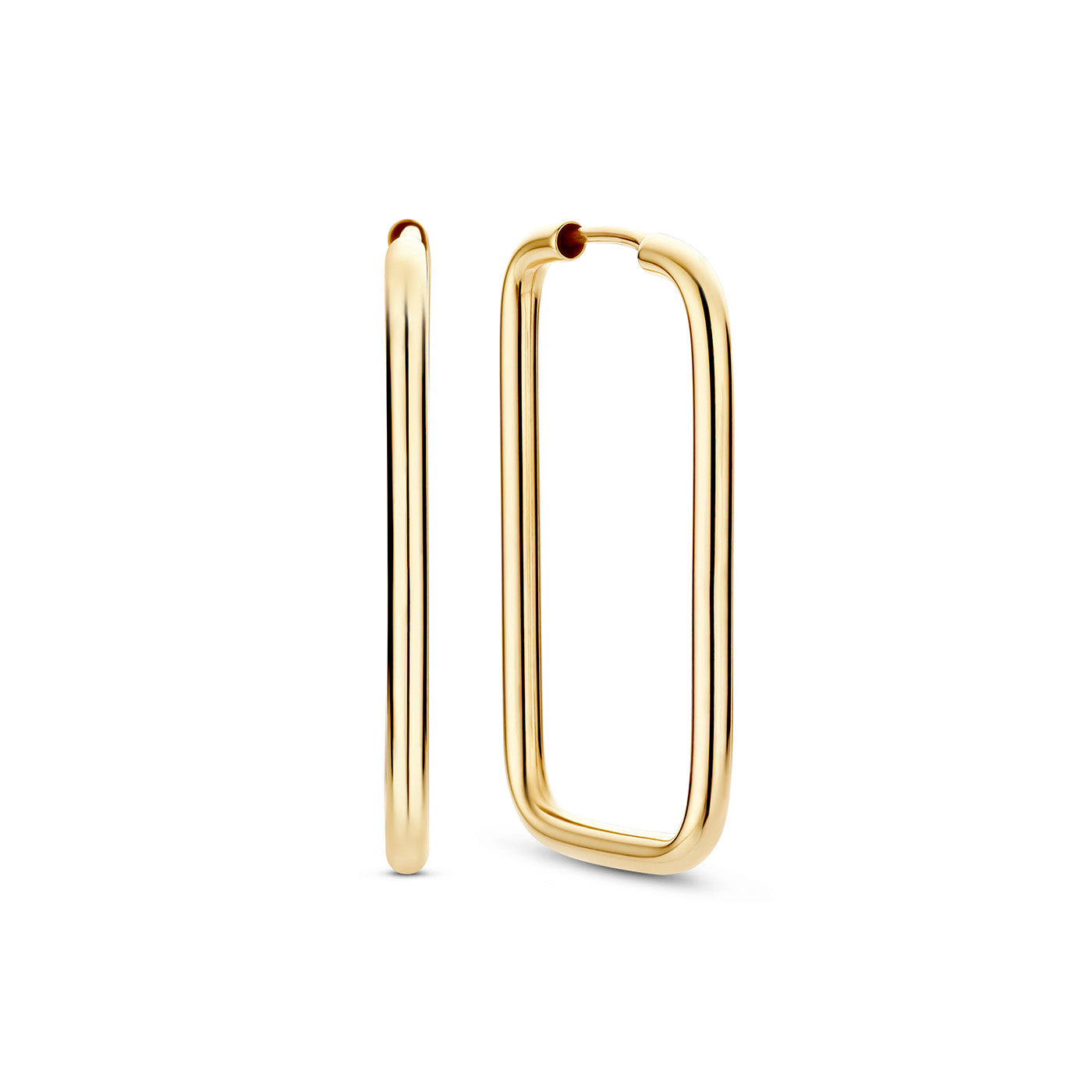 La Rinascente Ellisa 9 karat gold hoop earrings (32 mm) - Beloro jewels