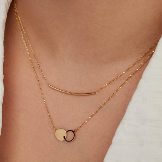 La Rinascente Velia 9 karat gold necklace - Beloro jewels